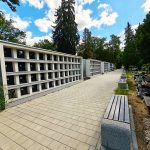 Osobowice nowe kolumbarium widok kolumbarium na cmentarzu osobowickim